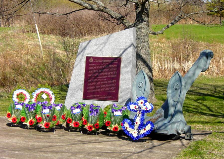 Nova Scotia, Pictou Landing: Admiral Leonard Murray monument