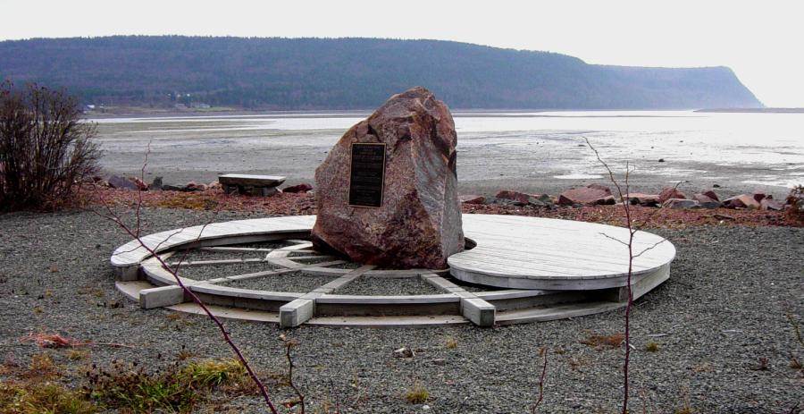 Advocate Harbour: oldest settlements plaque