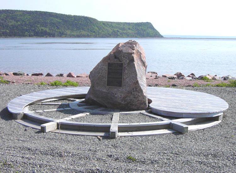 Advocate Harbour: oldest settlements plaque