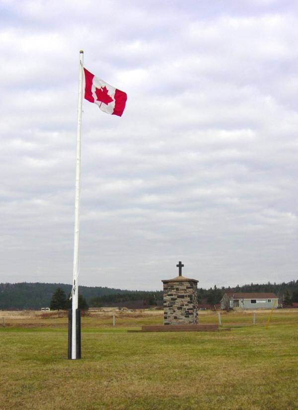 Advocate Harbour, Nova Scotia: war memorial monument