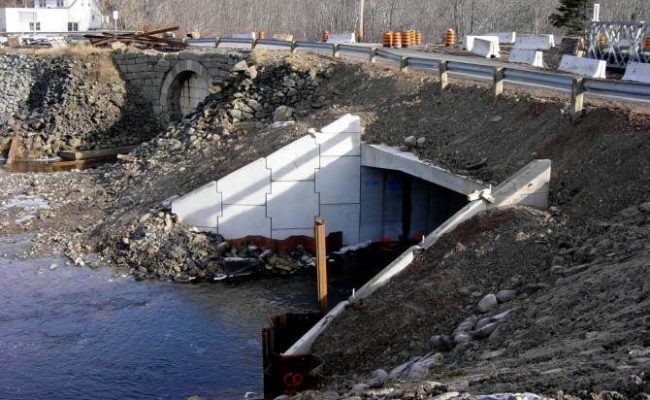 Clementsport: new Moose River bridge -8