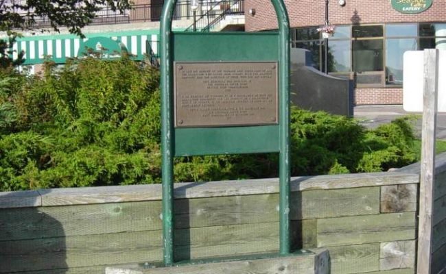 Atlantic Convoys from Sydney in WW2: Sydney Boardwalk interpretative panel -1