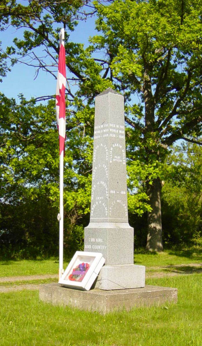 Barton, Nova Scotia: war memorial monument