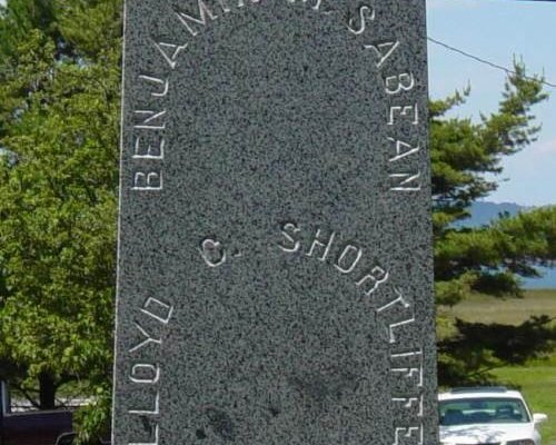 Barton, Nova Scotia: war memorial monument -5