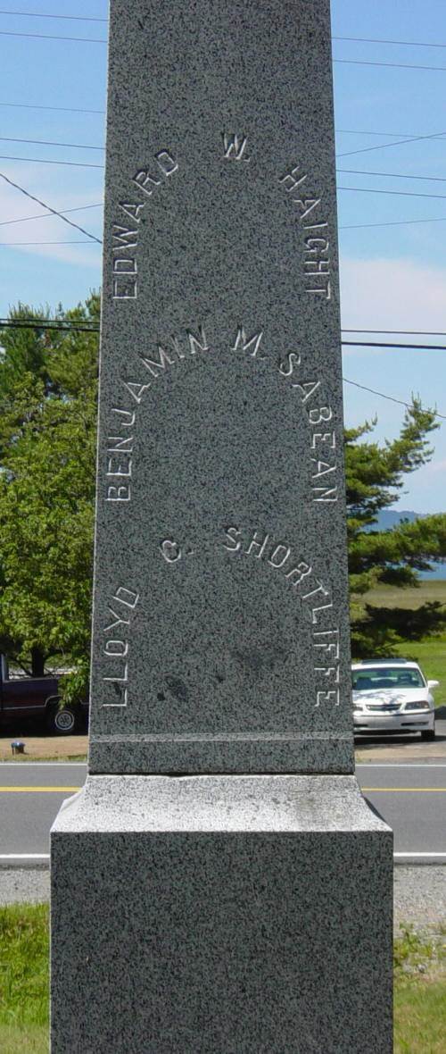 Barton, Nova Scotia: war memorial monument -5