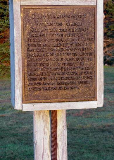 Cabot Strait cable: a surviving length of undersea telegraph cable