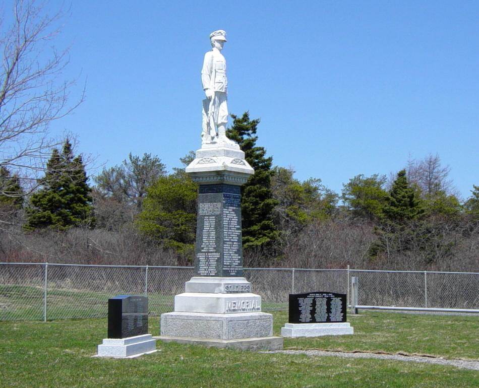 Canso war memorial, renovated in 2006