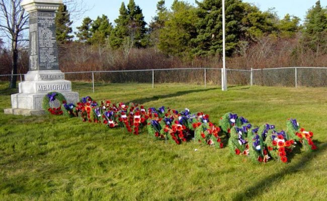 Canso and Hazel Hill, Nova Scotia: war memorial -17