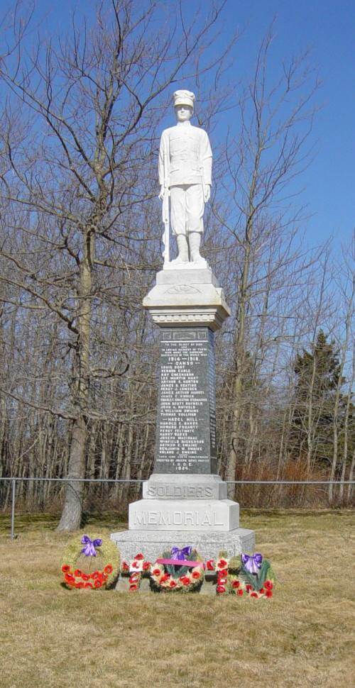 Canso and Hazel Hill, Nova Scotia: war memorial