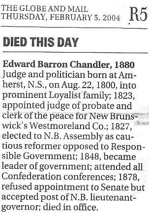 E.B. Chandler obituary, Globe and Mail, 5 February 2004 -4