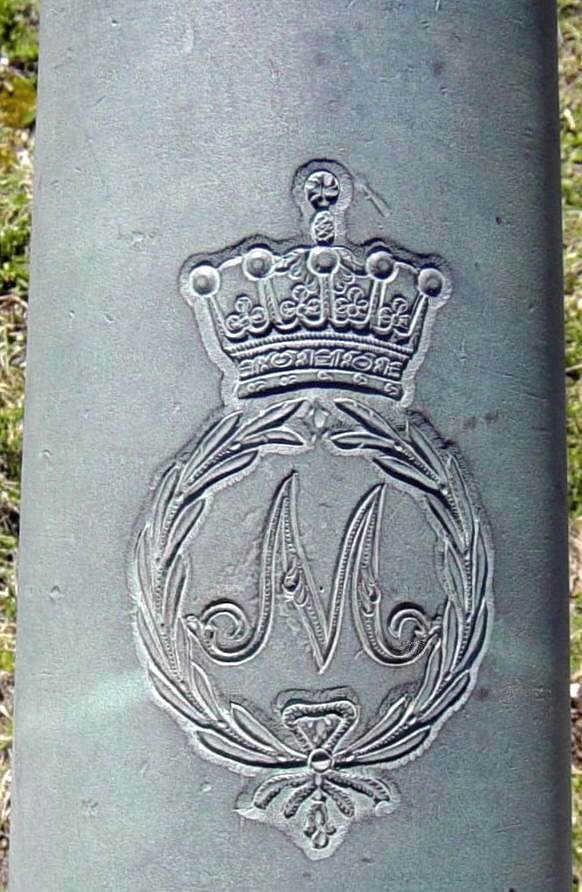 Chester: war memorial monument, north cannon detail