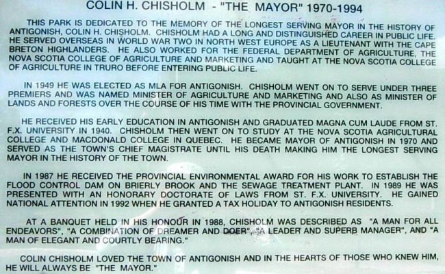 Antigonish: Colin Chisholm Park -2