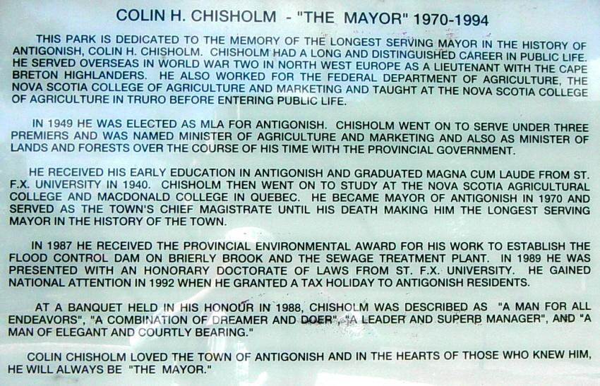 Antigonish: Colin Chisholm Park -2