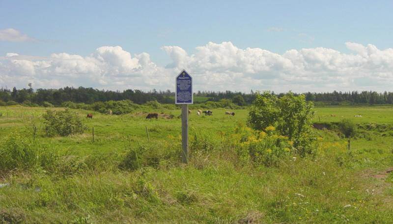 Colchester County: Acadian Heritage sign #8, Belmont