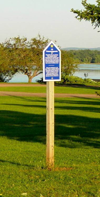 Colchester County: Acadian Heritage sign #12, Tatamagouche