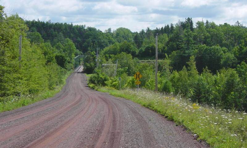 Colchester County: Acadian Heritage sign #13, Cooper Road, Tatamagouche