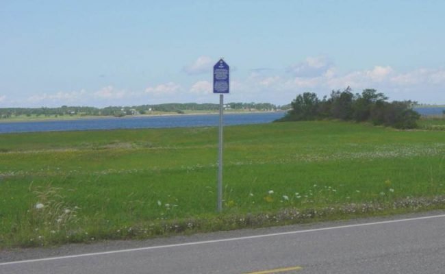 Colchester County: Acadian Heritage sign #15, Brule -2