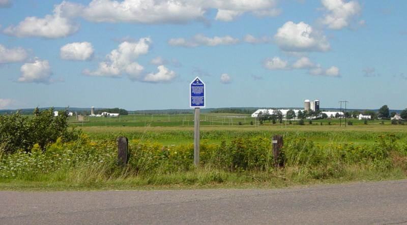 Colchester County: Acadian Heritage sign #20, Lower Truro