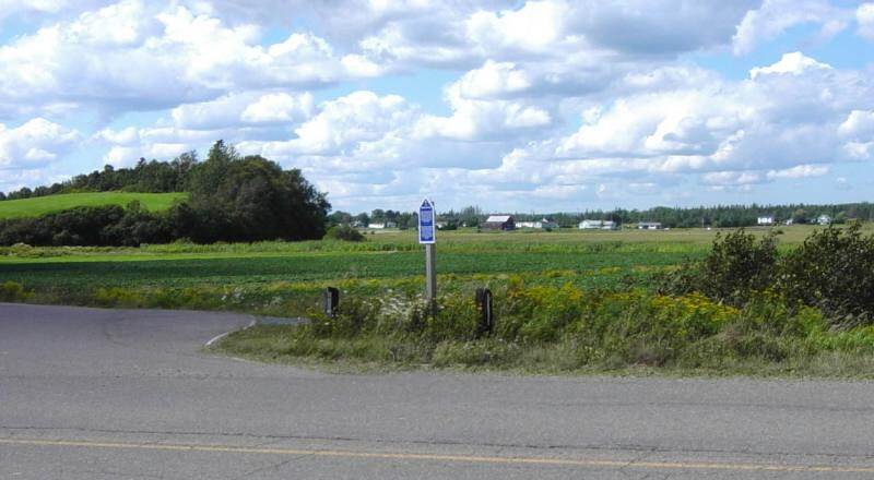 Colchester County: Acadian Heritage sign #20, Lower Truro -3