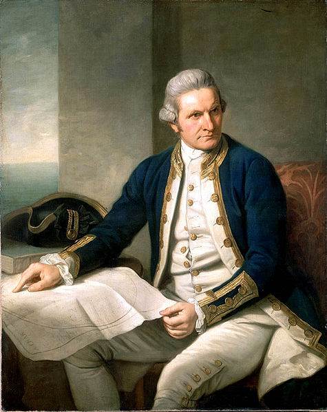 Captain James Cook portrait by Nathaniel Dance, 1776