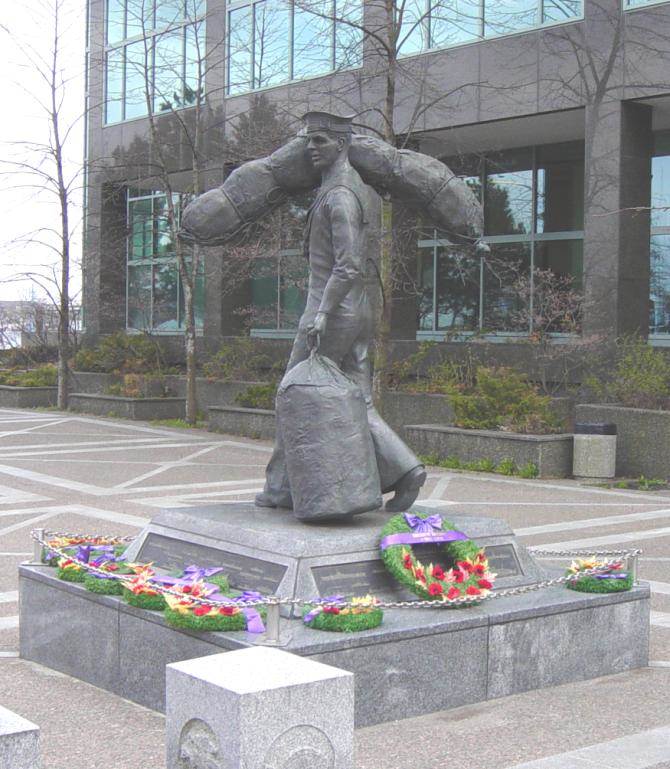 Halifax: Sailor's Statue, Sackville Landing