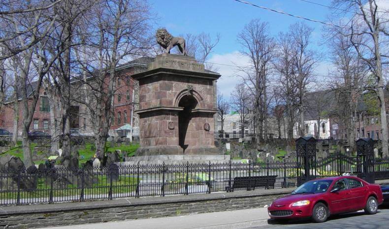 Crimean war memorial monument, general view