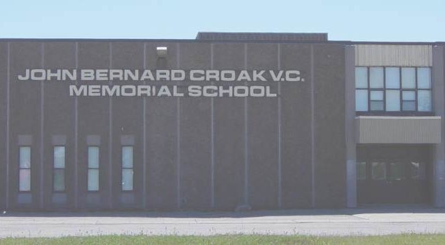 John Bernard Croak V.C. Memorial School, Glace Bay -1