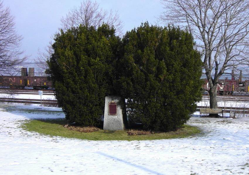 Rockingham: Duc d'Anville's Encampment 1746 memorial monument