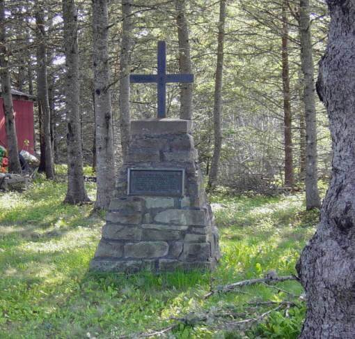 Diligent River: historic monument, east face