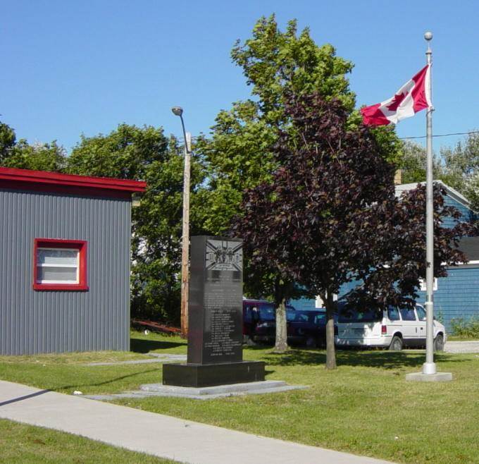 Dominion, Nova Scotia war memorial monument