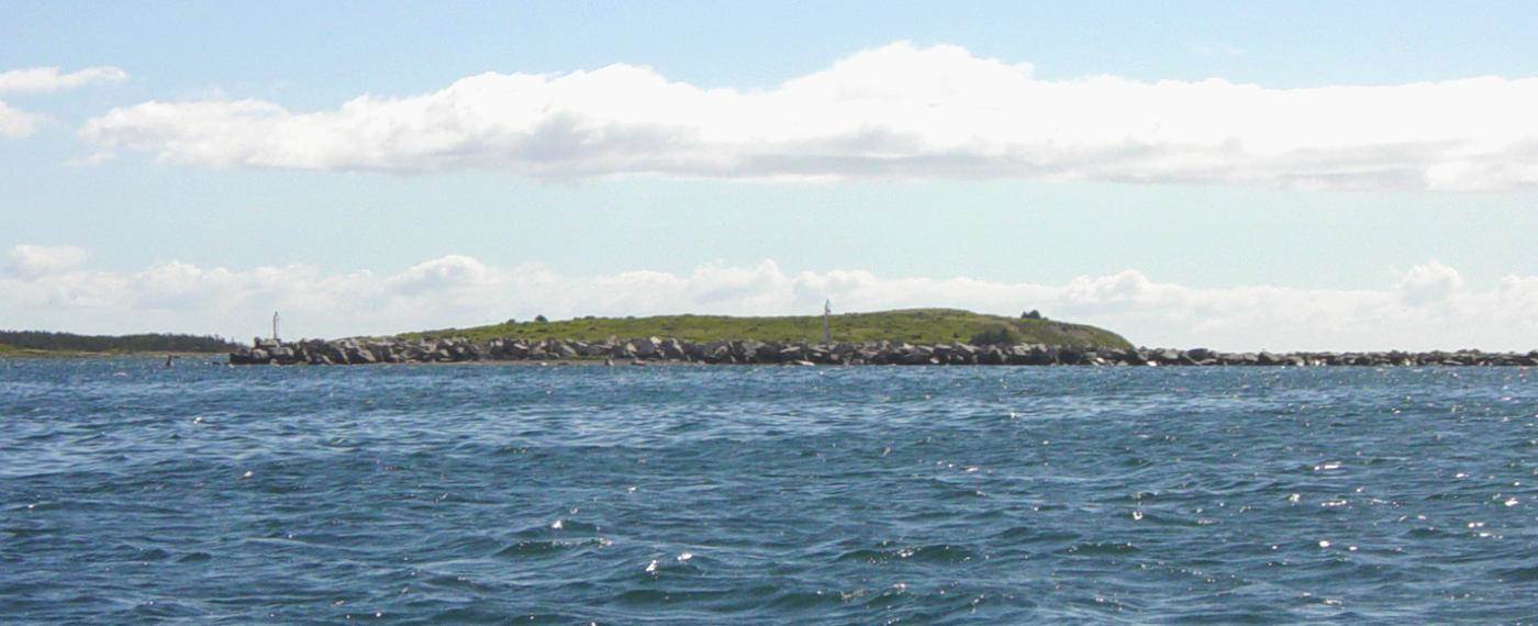 Looking eastward toward Grassy Island