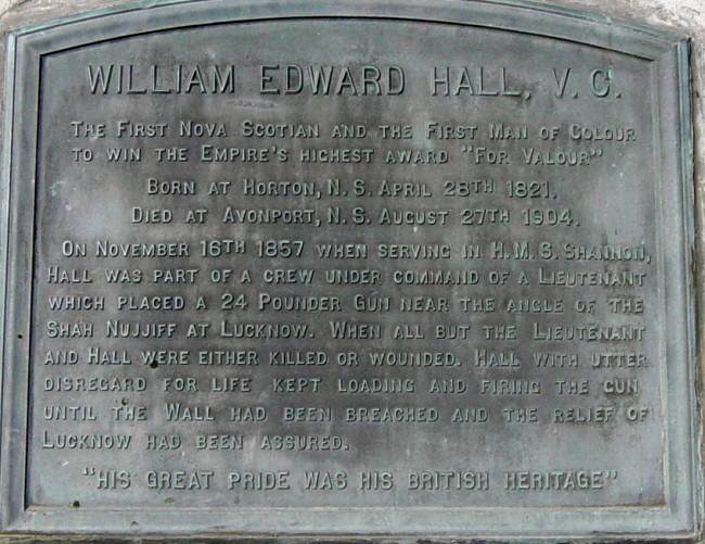 Hantsport: William Hall monument