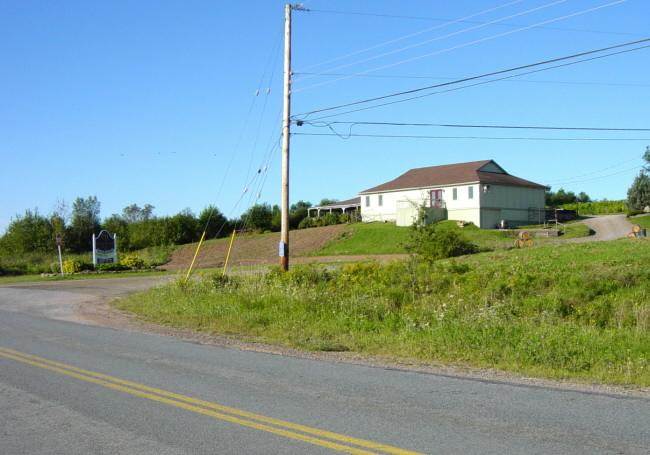 Hants County: Acadian Heritage sign #03, Falmouth -3