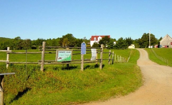 Hants County: Acadian Heritage sign #05, Castle Frederick -5