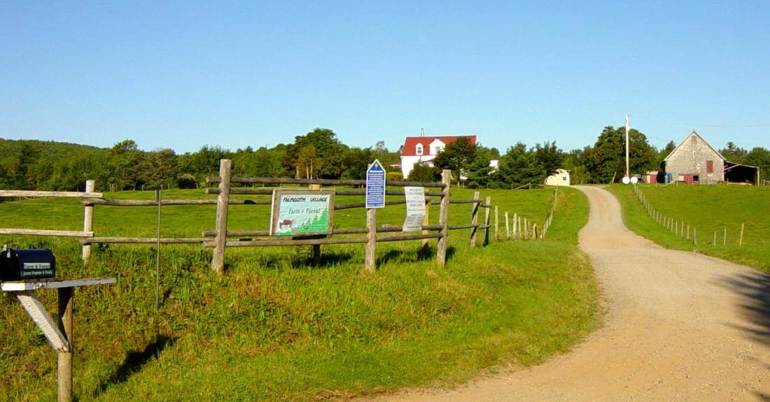 Hants County: Acadian Heritage sign #05, Castle Frederick -5