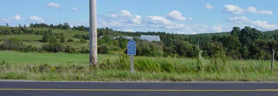 Hants County: Acadian Heritage sign #08, Lebreau Creek