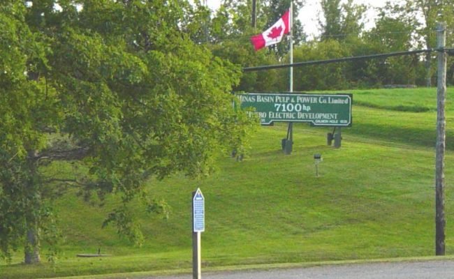 Hants County: Acadian Heritage sign #11, St. Croix -5