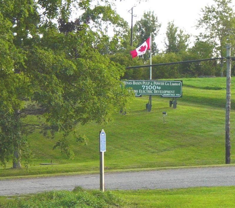 Hants County: Acadian Heritage sign #11, St. Croix -5