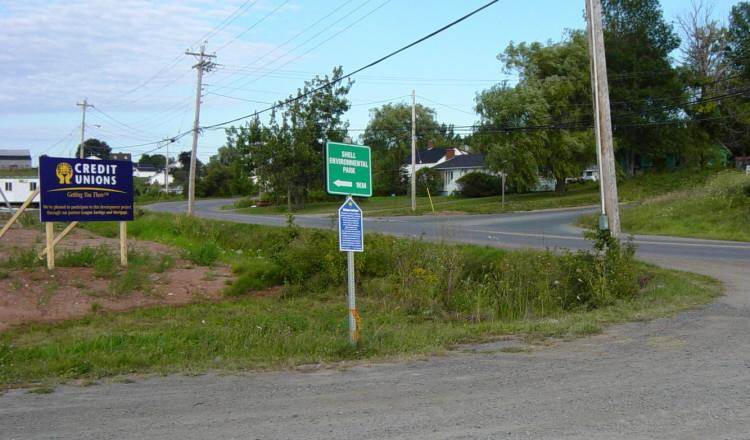 Hants County: Acadian Heritage sign #12, Wentworth Road