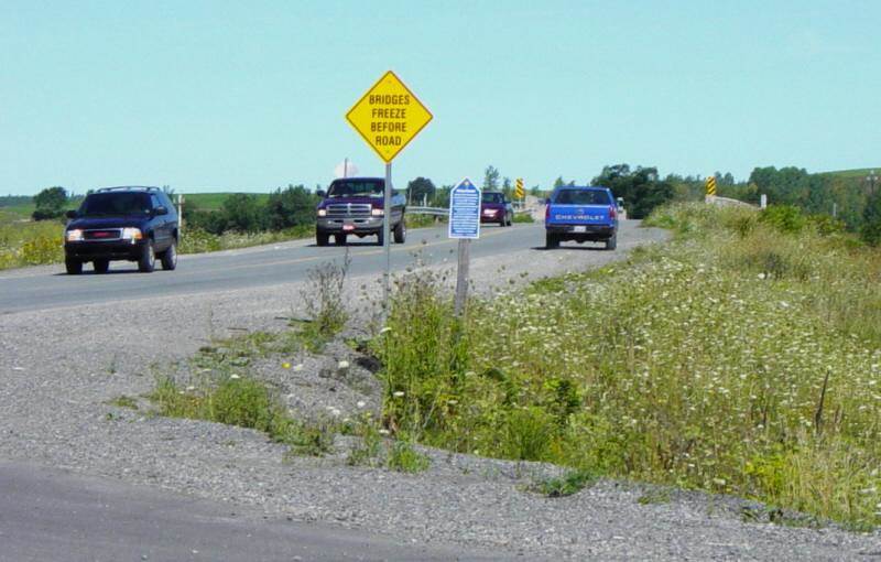 Hants County: Acadian Heritage sign #14, Mantua -3