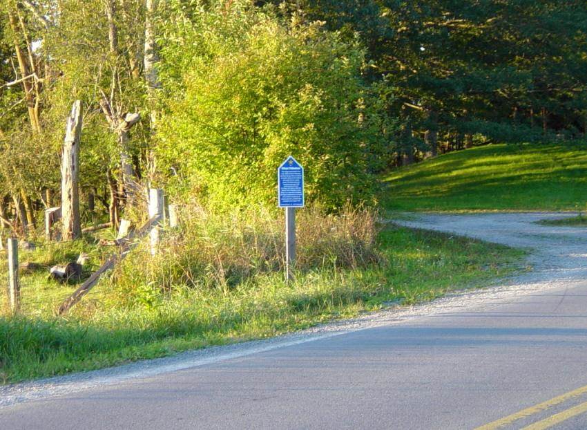 Hants County: Acadian Heritage sign #15, Poplar Grove -2