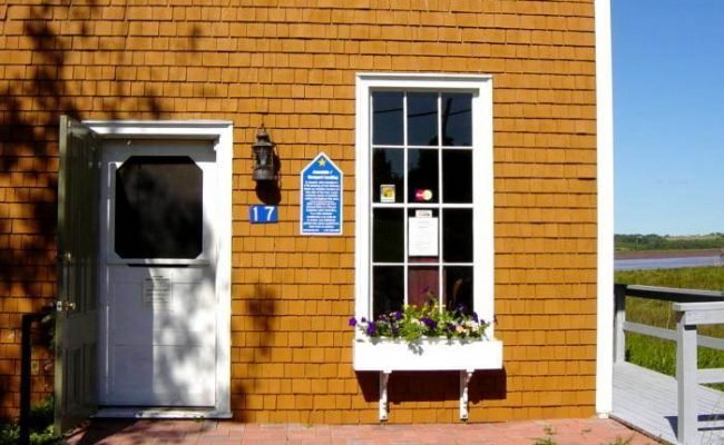 Hants County: Acadian Heritage sign #16, Avondale -2