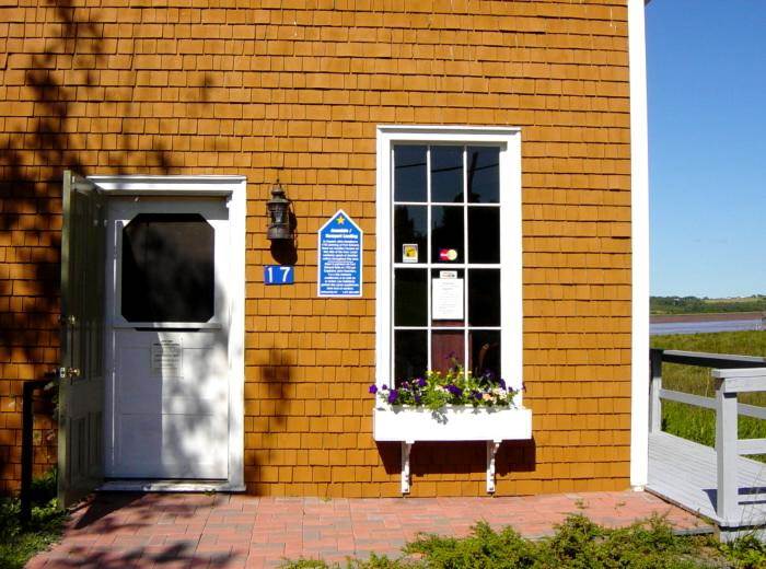 Hants County: Acadian Heritage sign #16, Avondale -2