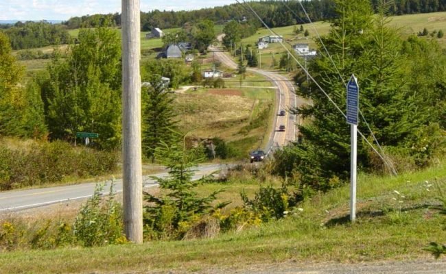 Hants County: Acadian Heritage sign #22, Tennecape -4