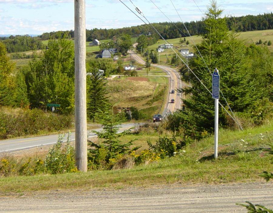 Hants County: Acadian Heritage sign #22, Tennecape -4