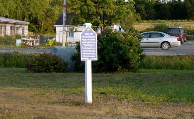 Hants County: Acadian Heritage sign #23, Noel -2