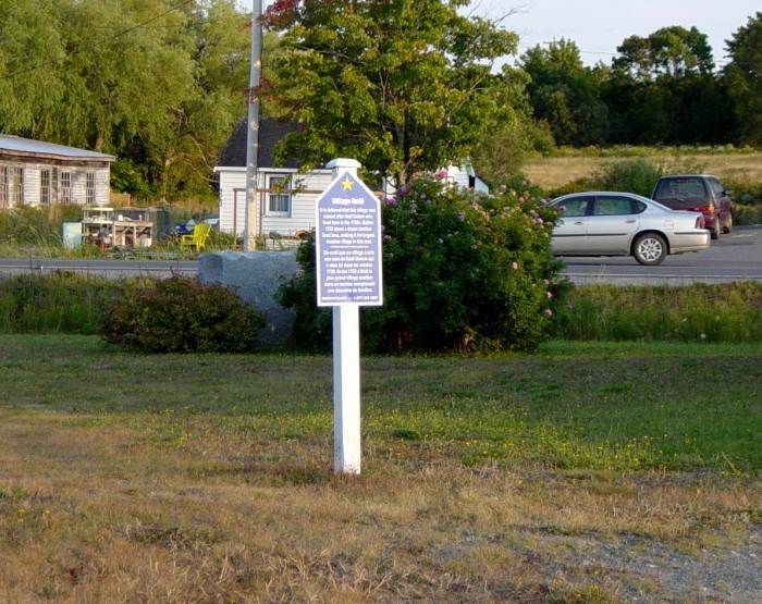 Hants County: Acadian Heritage sign #23, Noel -2