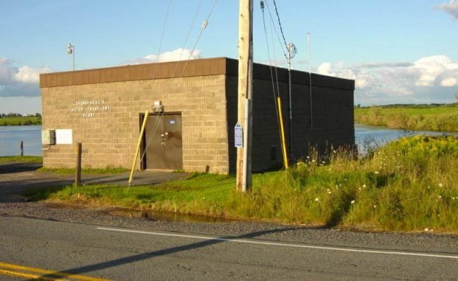 Hants County: Acadian Heritage sign #25, Snide's Lake, Shubenacadie -3