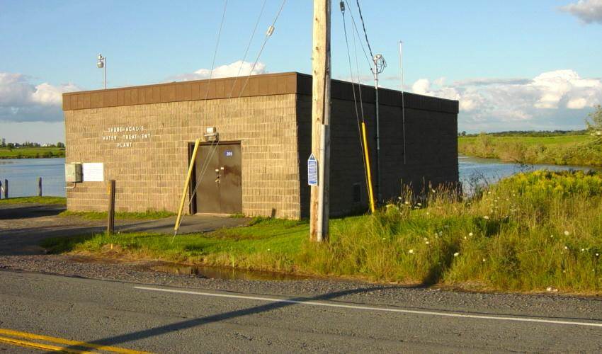 Hants County: Acadian Heritage sign #25, Snide's Lake, Shubenacadie -3