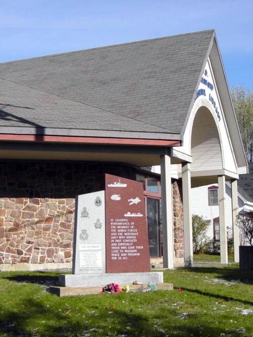 War memorial, Hubbards: general view